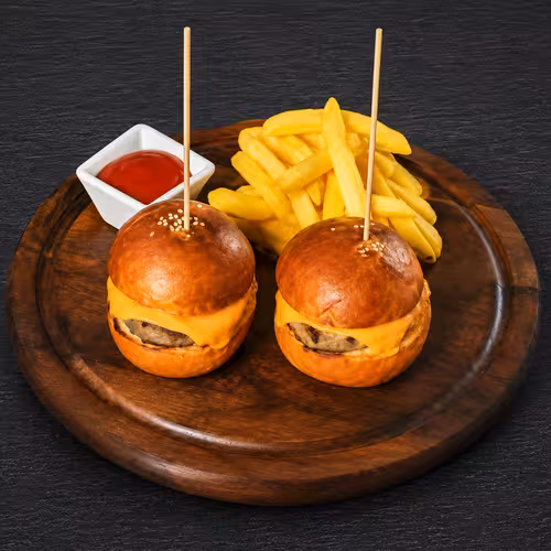 Marjon Milliy Taomlar Mini burger menyu rasmi