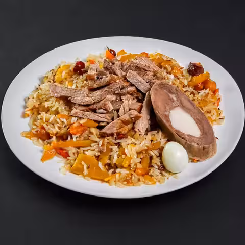 Marjon Milliy Taomlar Osh / Plov menyu rasmi